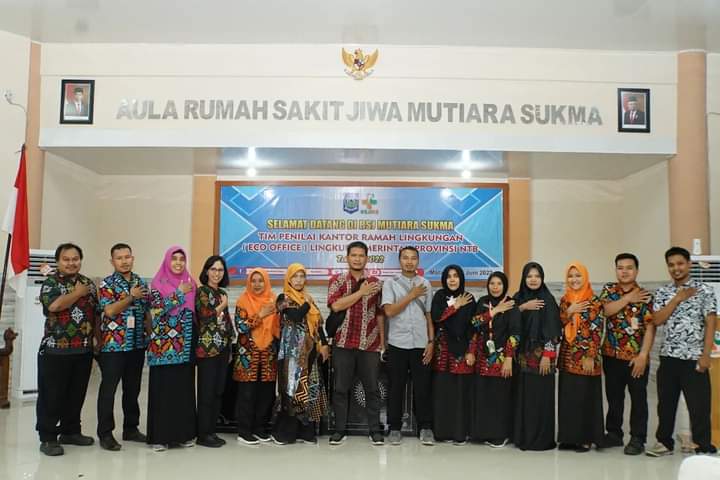 TIM ECO OFFICE DLHK MELAKUKAN PENILAIAN ECO OFFICE DI RSJ MUTIARA SUKMA